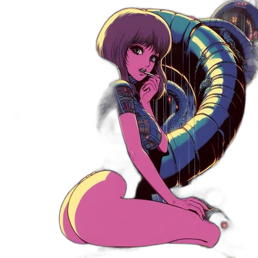 creature, animal, robot, hair transparent PNG cut-out