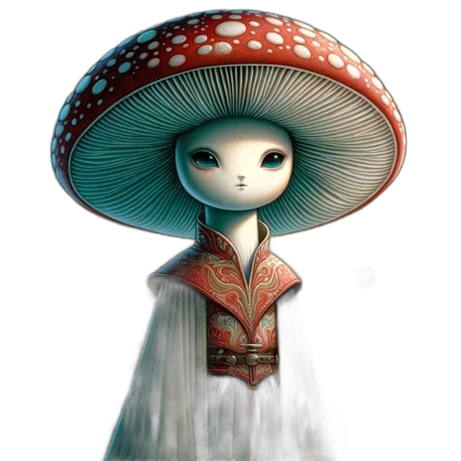 hat, dress, robot, umbrella transparent PNG cut-out