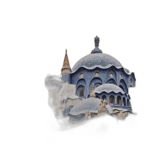 building, crown, concept art, 3d render transparent PNG cut-out