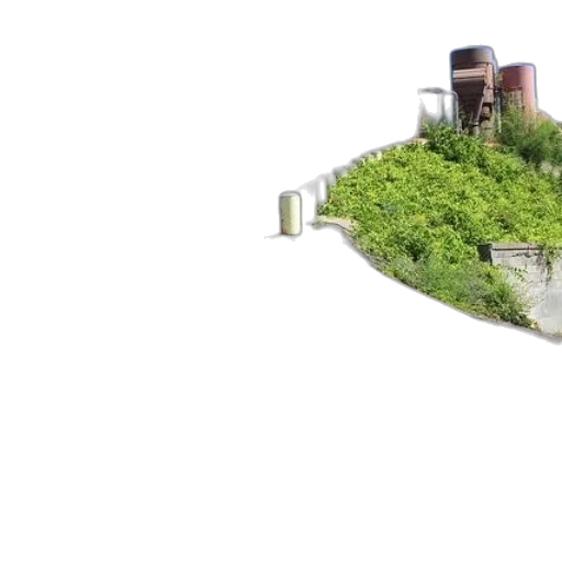 building, bottle, robot, tree transparent PNG cut-out