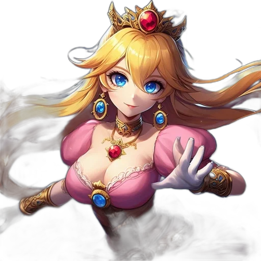crown, dress, fantasy art, concept art transparent PNG cut-out