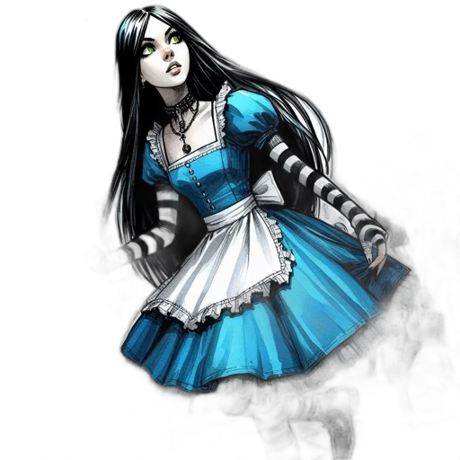 dress, staff, fantasy art, concept art transparent PNG cut-out