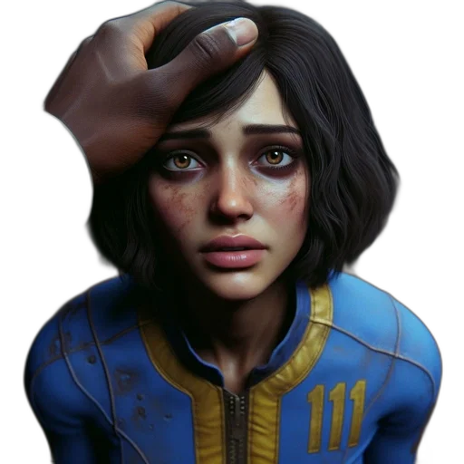 face, robot, jacket, weapon transparent PNG cut-out