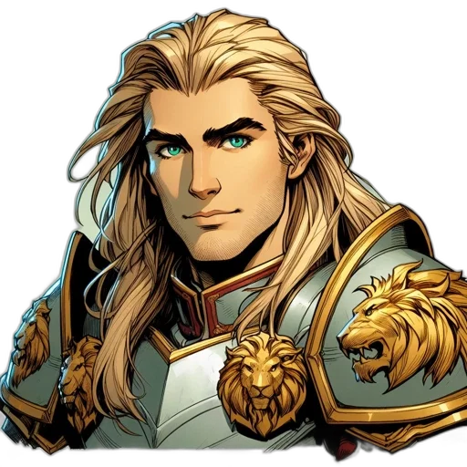 face, hair, staff, crown transparent PNG cut-out