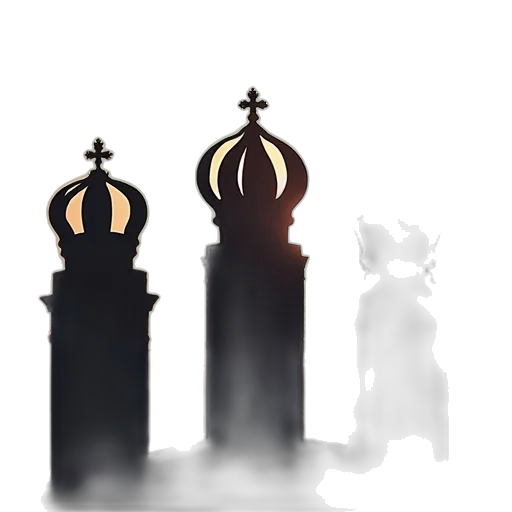 crown, staff, concept art, 3d render transparent PNG cut-out