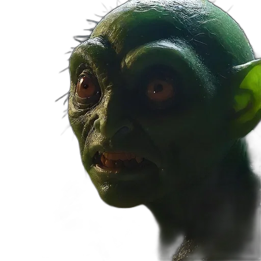 mask, creature, face, staff transparent PNG cut-out