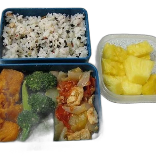 food, bento, box, meal transparent PNG cut-out