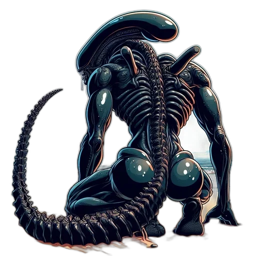 creature, animal, dragon, robot transparent PNG cut-out