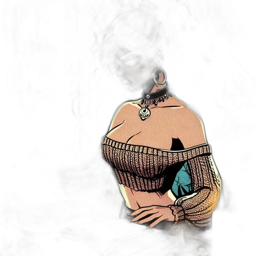 mask, robot, jacket, jewelry transparent PNG cut-out