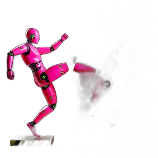 robot, weapon, 3d render, concept art transparent PNG cut-out