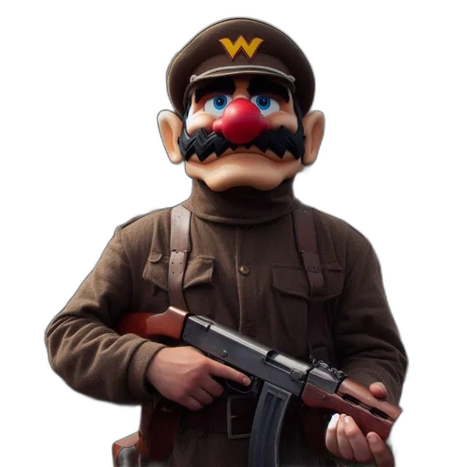 weapon, staff, mask, hat transparent PNG cut-out