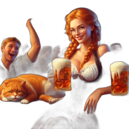 fantasy art, concept art, pixel art, photorealistic transparent PNG cut-out