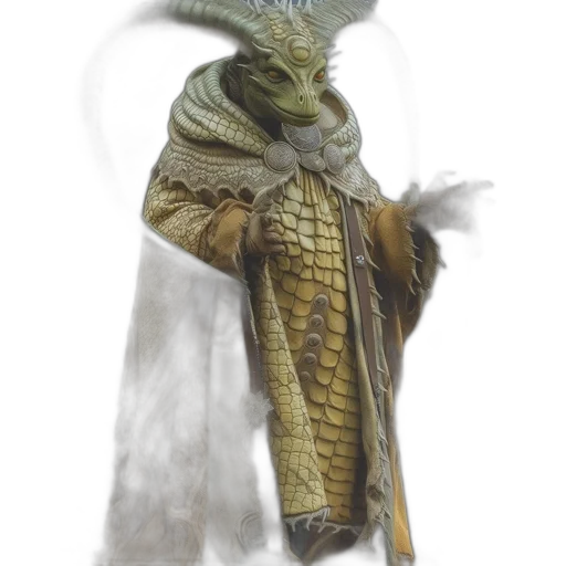 dragon, creature, staff, animal transparent PNG cut-out