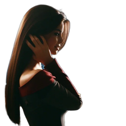 hair, dress, mask, face transparent PNG cut-out