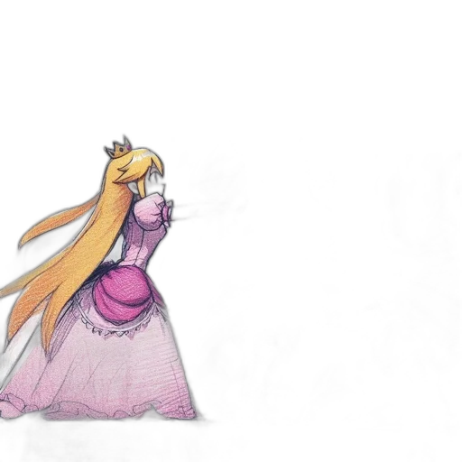 dress, crown, dragon, hair transparent PNG cut-out