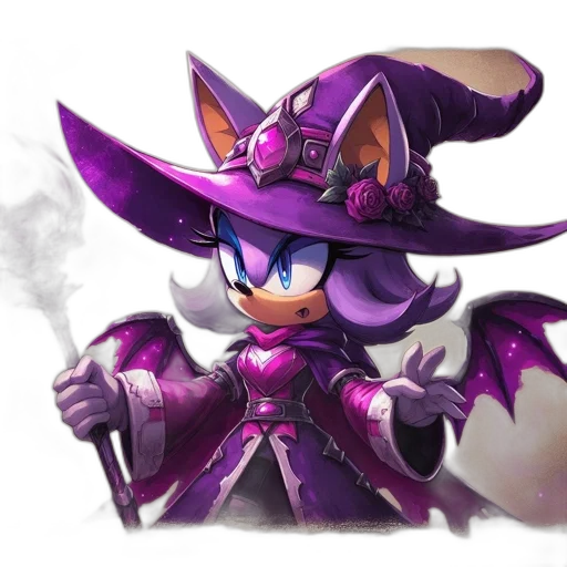 staff, hat, dragon, fantasy art transparent PNG cut-out