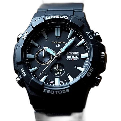 photorealistic, casio, sport, digital transparent PNG cut-out