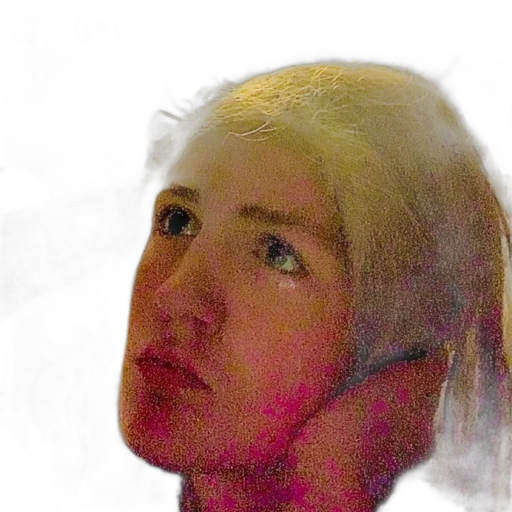 face, hair, mask, creature transparent PNG cut-out