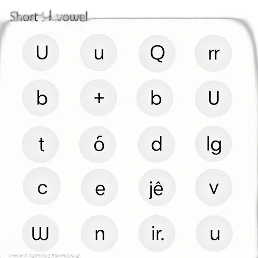 consonant, vowels, worksheets, short transparent PNG cut-out