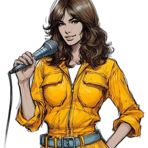 jacket, comic book art, cartoon, concept art transparent PNG cut-out