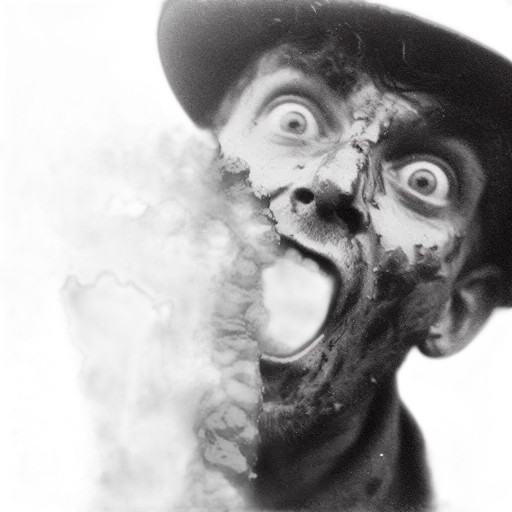 mask, face, creature, photorealistic transparent PNG cut-out