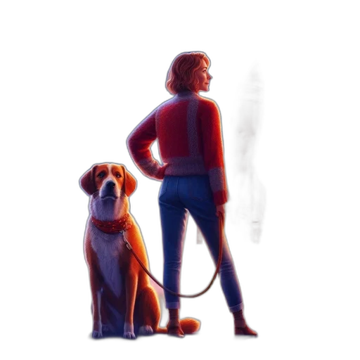 animal, jacket, staff, concept art transparent PNG cut-out