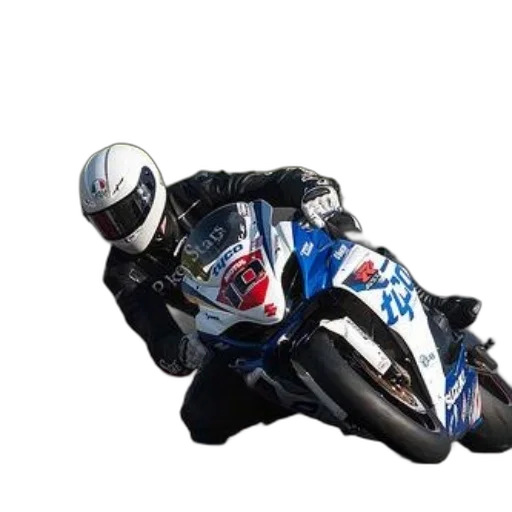 motorcyclist, white, helmet, leans transparent PNG cut-out