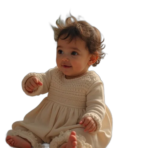 hair, jacket, dress, crown transparent PNG cut-out