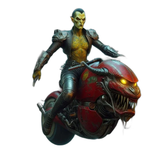 dragon, creature, robot, concept art transparent PNG cut-out