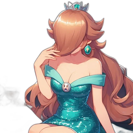 crown, dress, jewelry, staff transparent PNG cut-out