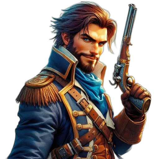 weapon, jacket, sword, concept art transparent PNG cut-out