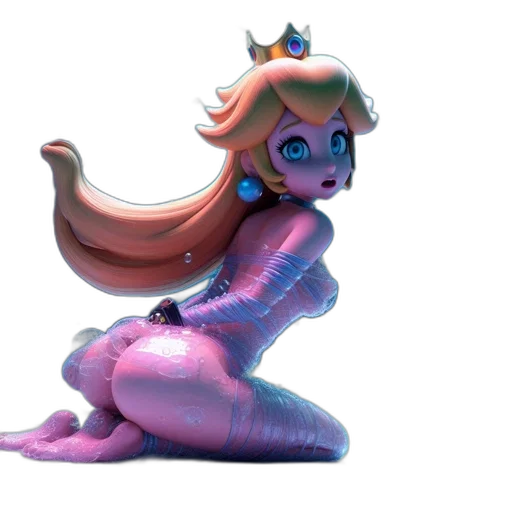 dress, creature, crown, robot transparent PNG cut-out