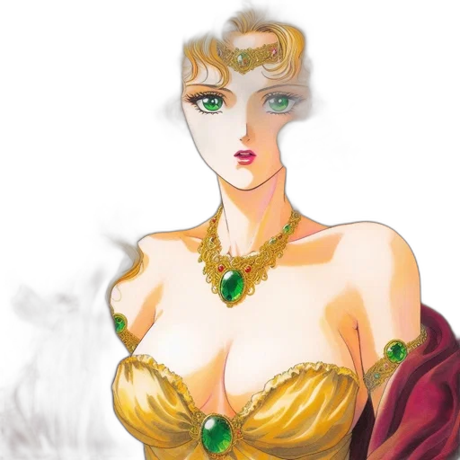 jewelry, crown, dress, fantasy art transparent PNG cut-out