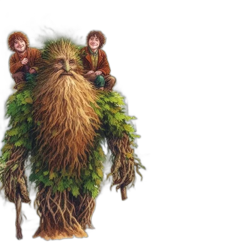 hair, creature, concept art, 3d render transparent PNG cut-out