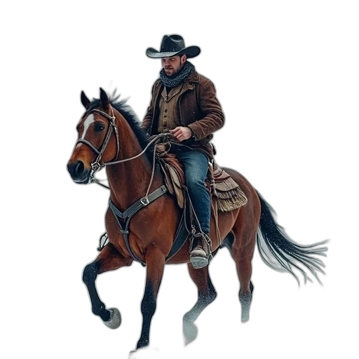 jacket, staff, hat, animal transparent PNG cut-out