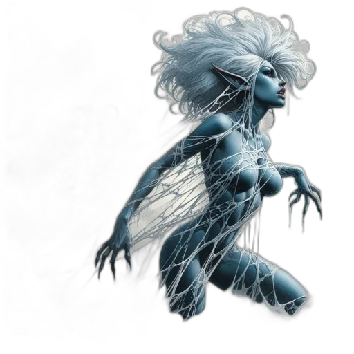 creature, dragon, hair, concept art transparent PNG cut-out