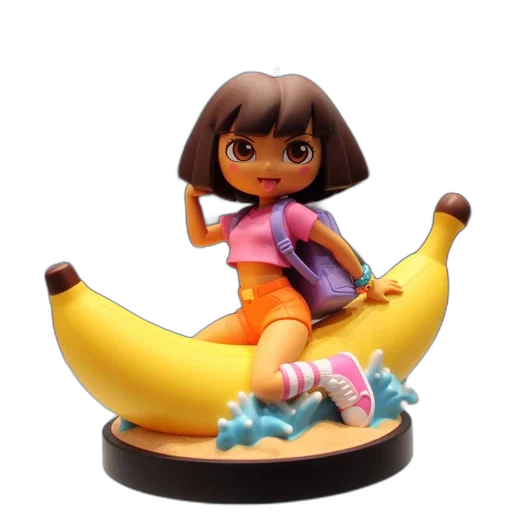 3d render, concept art, dora, explorer transparent PNG cut-out