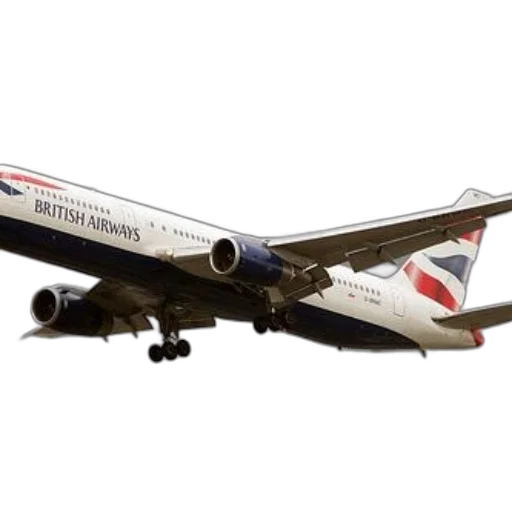 british, airways, airplane, flying transparent PNG cut-out
