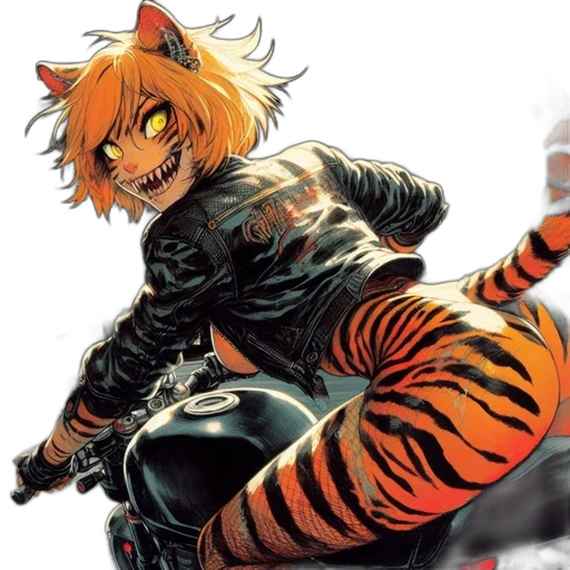 animal, concept art, comic book art, anime transparent PNG cut-out