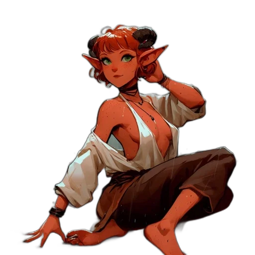 staff, dress, dragon, concept art transparent PNG cut-out