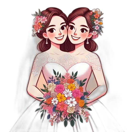 dress, crown, cartoon, watercolor transparent PNG cut-out