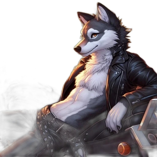 jacket, car, animal, concept art transparent PNG cut-out