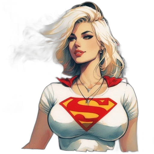 comic book art, concept art, fantasy art, cartoon transparent PNG cut-out