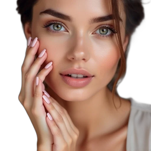 face, jewelry, mask, photorealistic transparent PNG cut-out