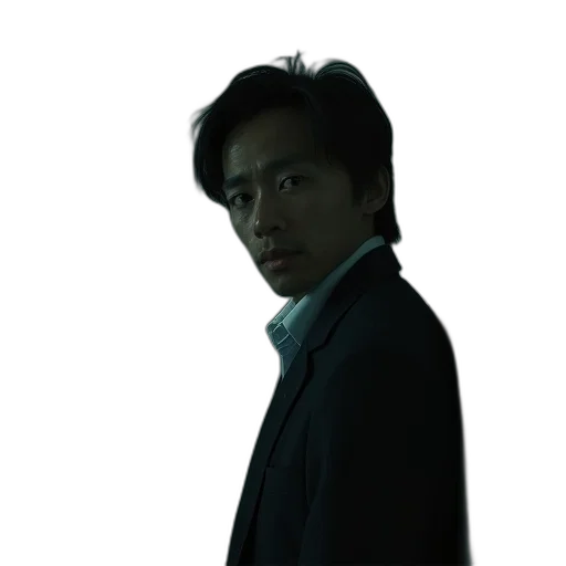staff, face, jacket, robot transparent PNG cut-out