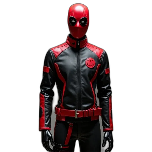 jacket, concept art, comic book art, 3d render transparent PNG cut-out