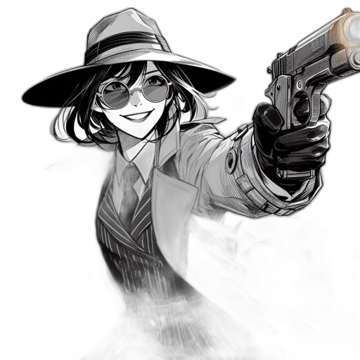 weapon, staff, hat, comic book art transparent PNG cut-out