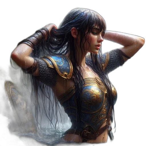 fantasy art, concept art, photorealistic, comic book art transparent PNG cut-out