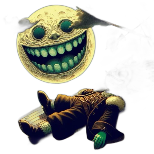 mask, staff, weapon, creature transparent PNG cut-out