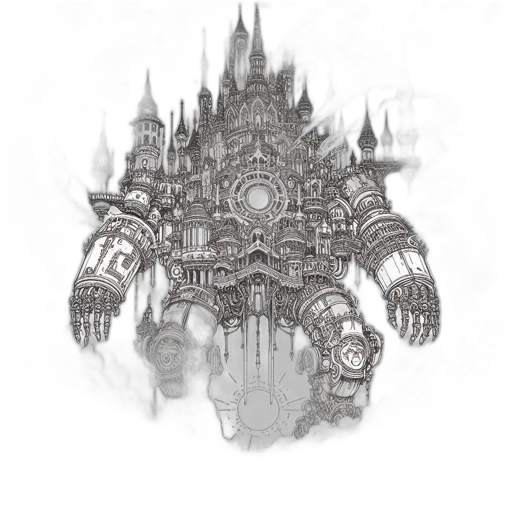 robot, crown, mask, creature transparent PNG cut-out